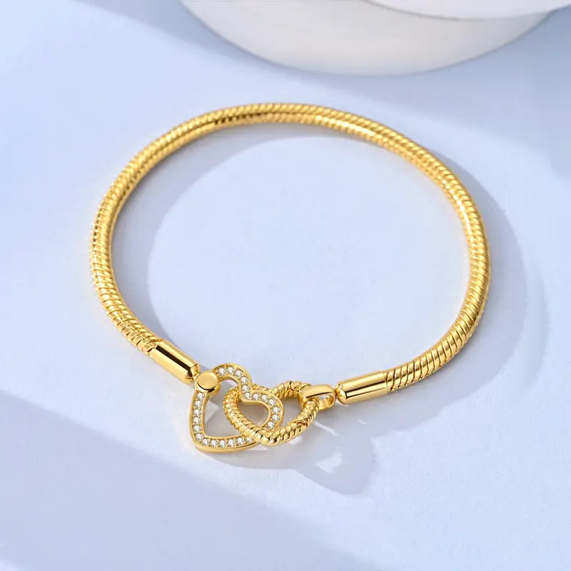 Interlocking Hearts Bracelet