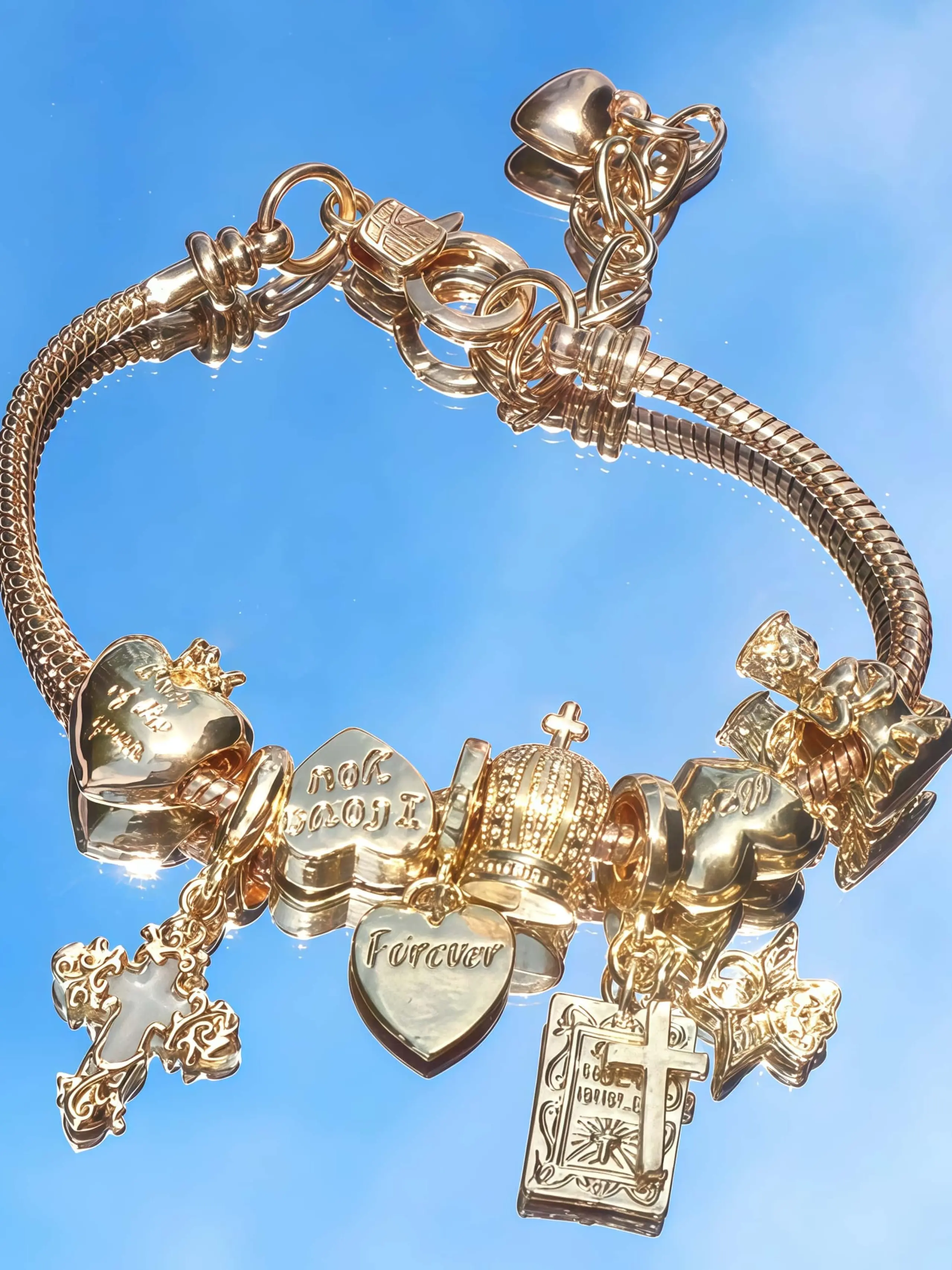 Cross Charm Bracelet