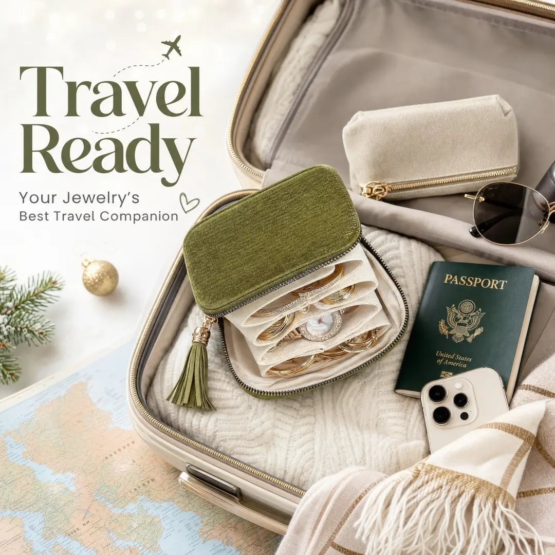 6 Layer Travel Jewelry Bag