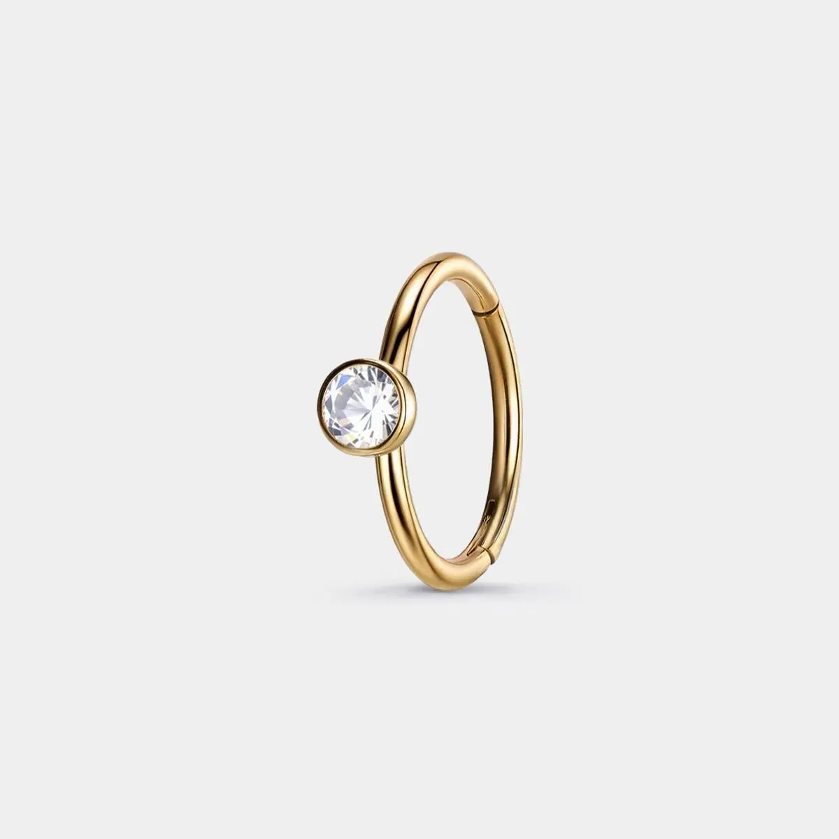 Geometric Hinge Nose Ring