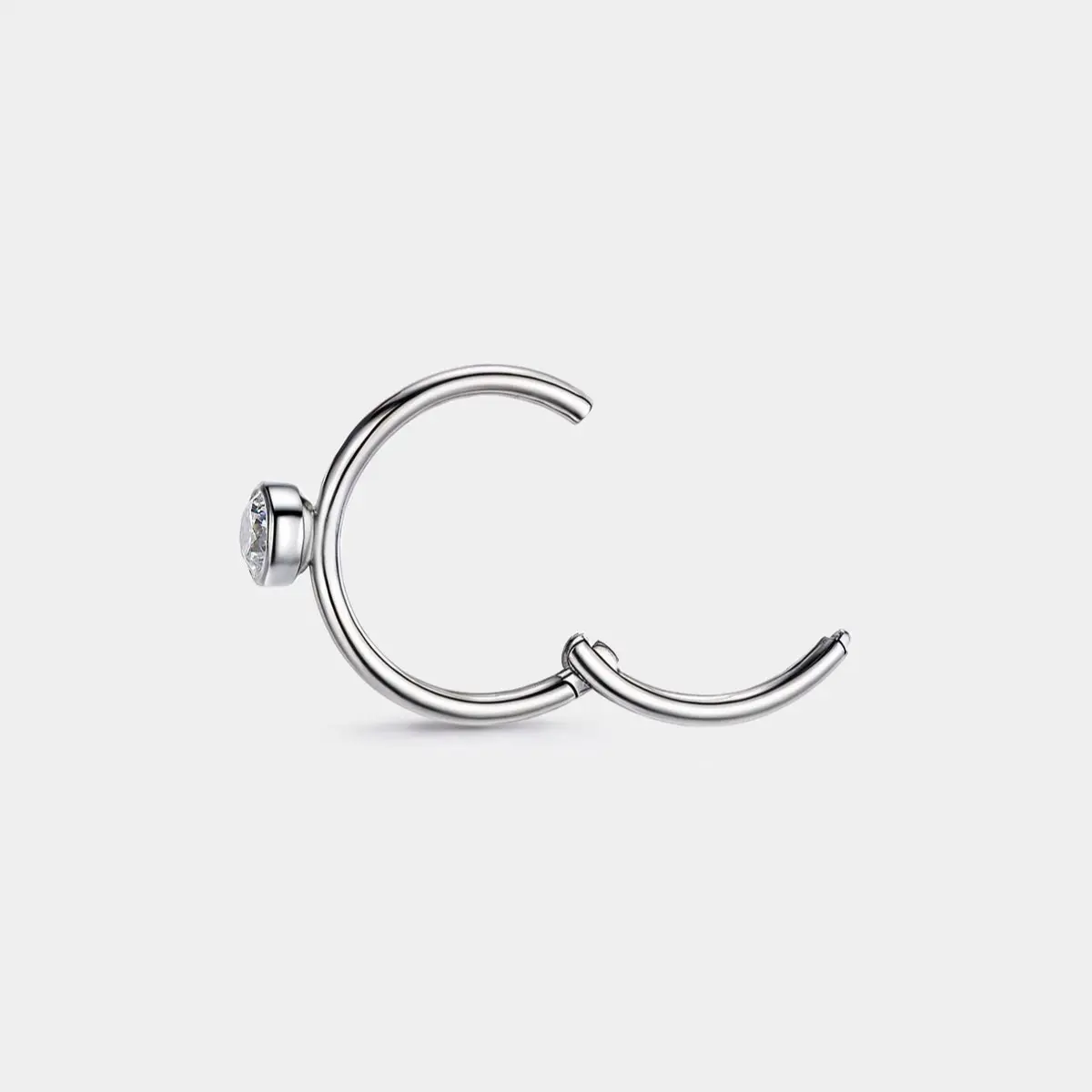 Geometric Hinge Nose Ring