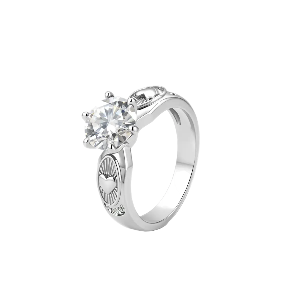 Halo Heart Ring