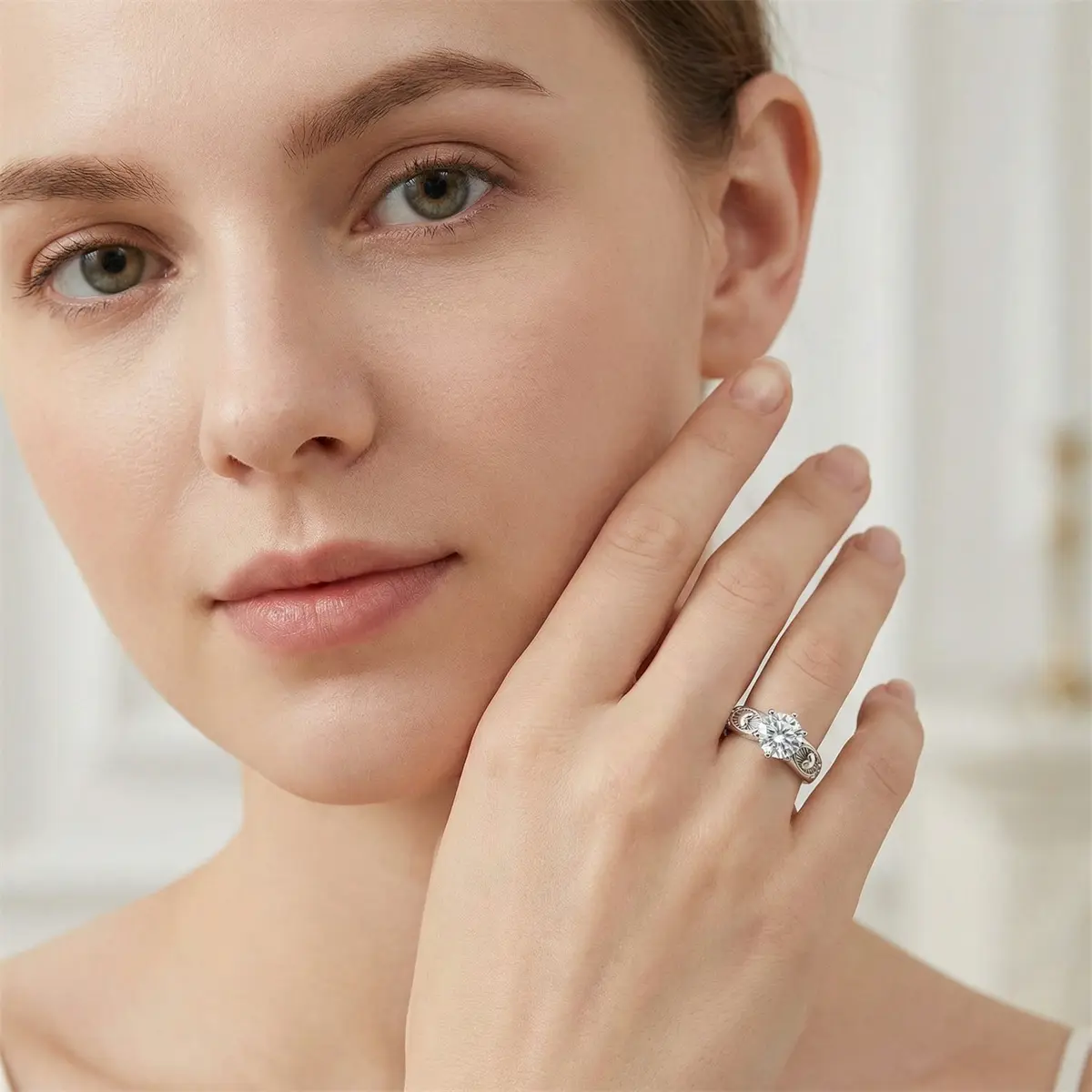 Halo Heart Ring