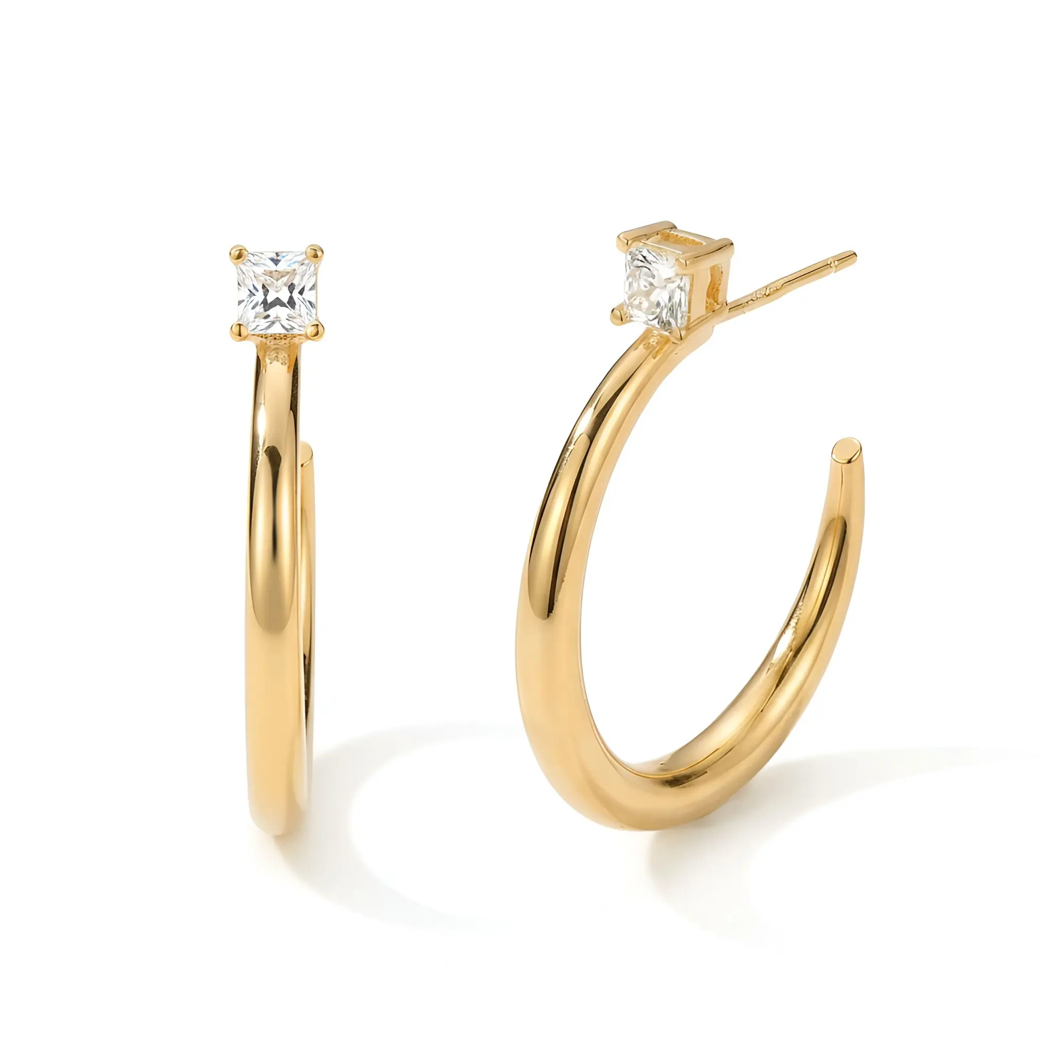 Chunky Hoop Earrings