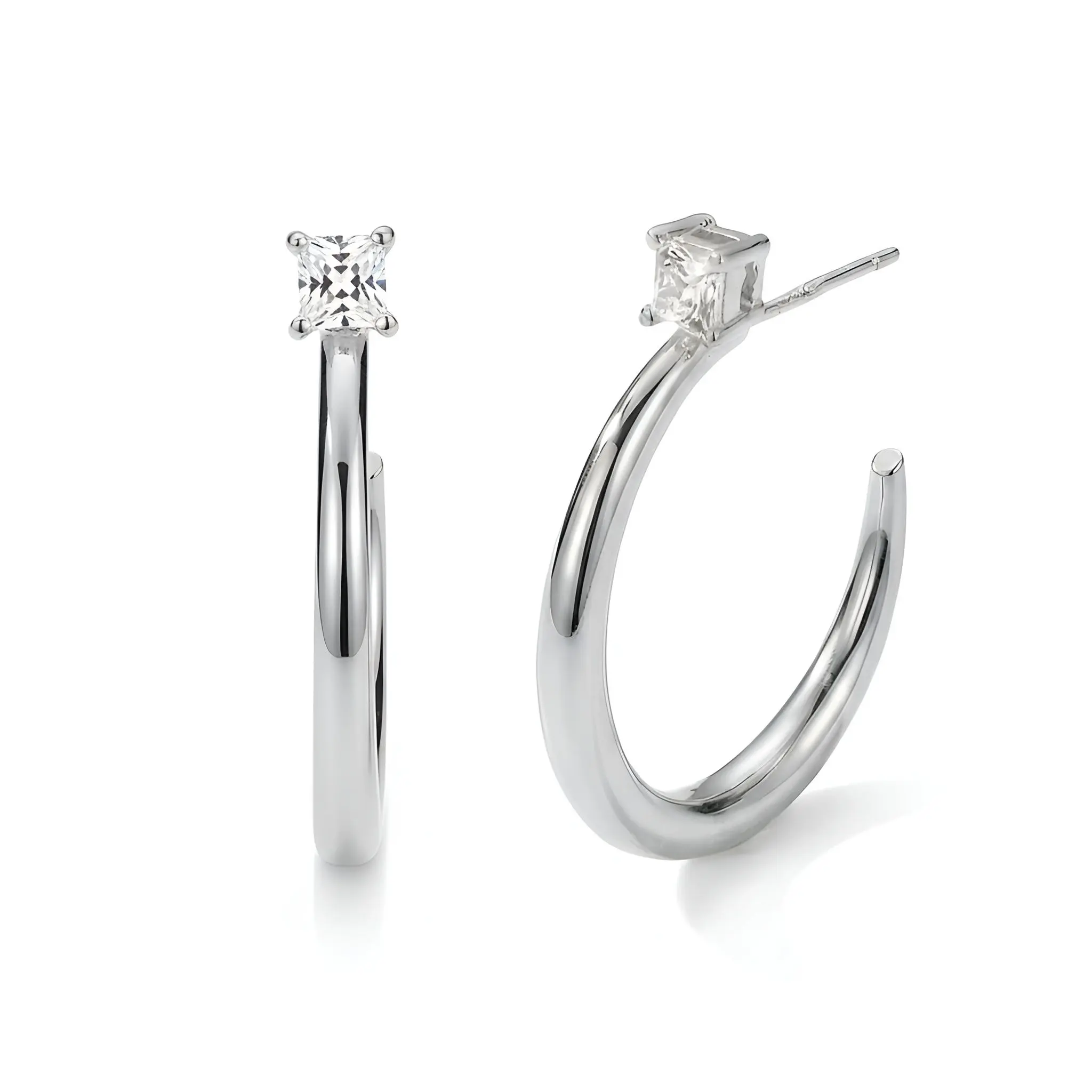 Chunky Hoop Earrings