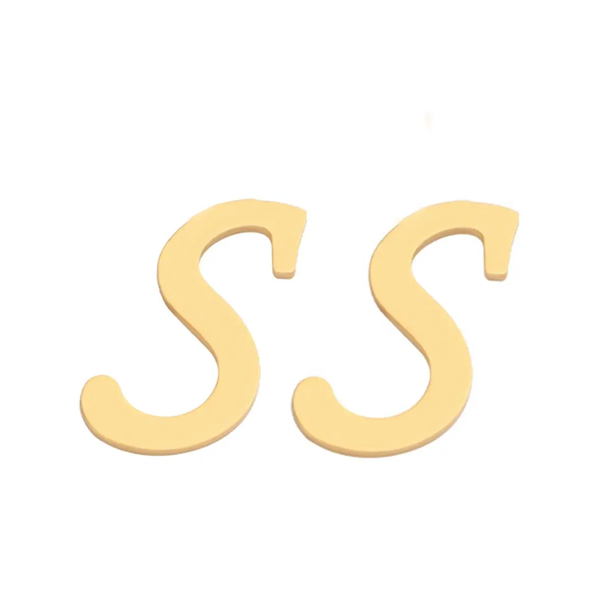 Initial Stud Earrings