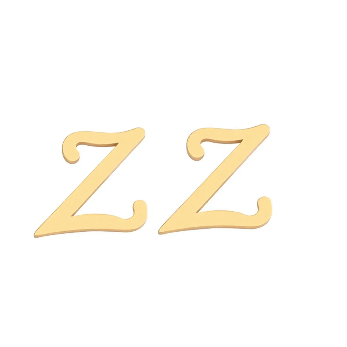 Initial Stud Earrings