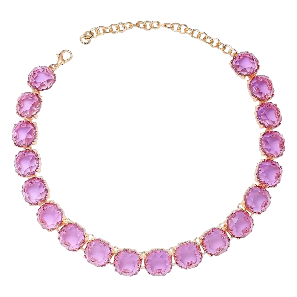 Multicolored Rainbow Crystal Necklace