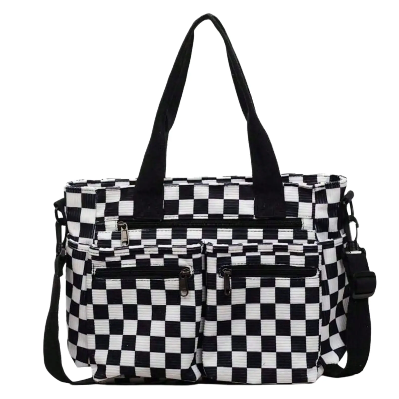 Leopard Print Corduroy Tote Bag