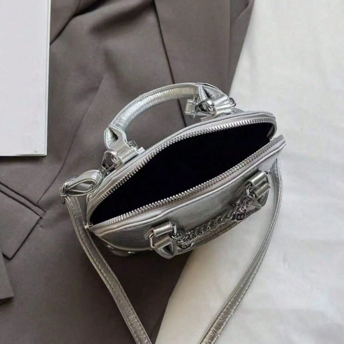 Rivet Chain Purse