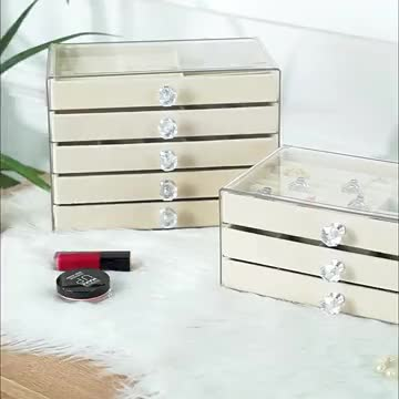 5 Layer Velvet Jewelry Box