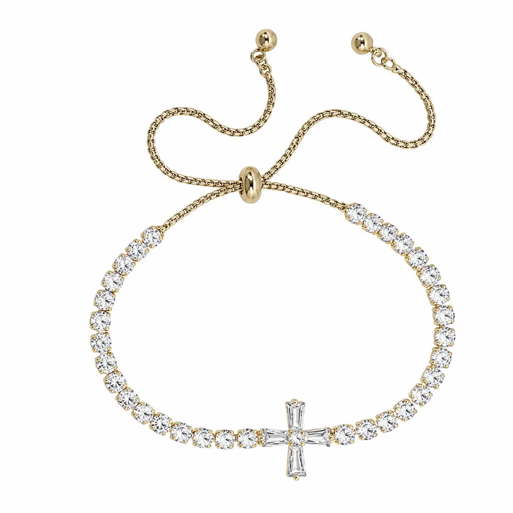 Guiding Light Cross Bracelet