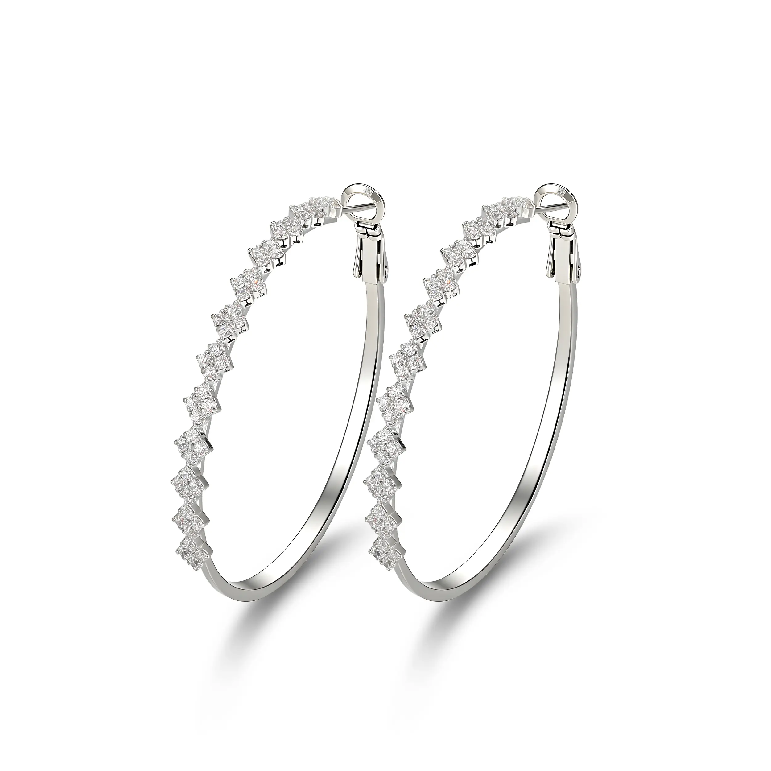 Half Floral Earrings
