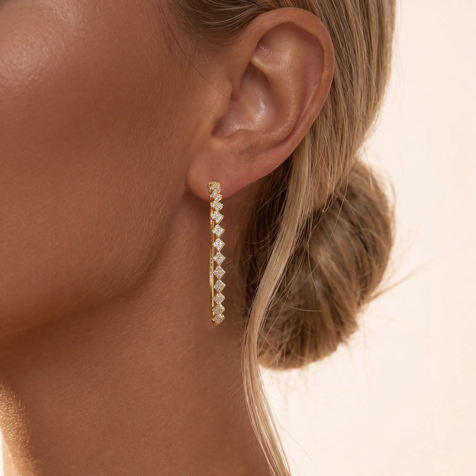 Half Floral Earrings