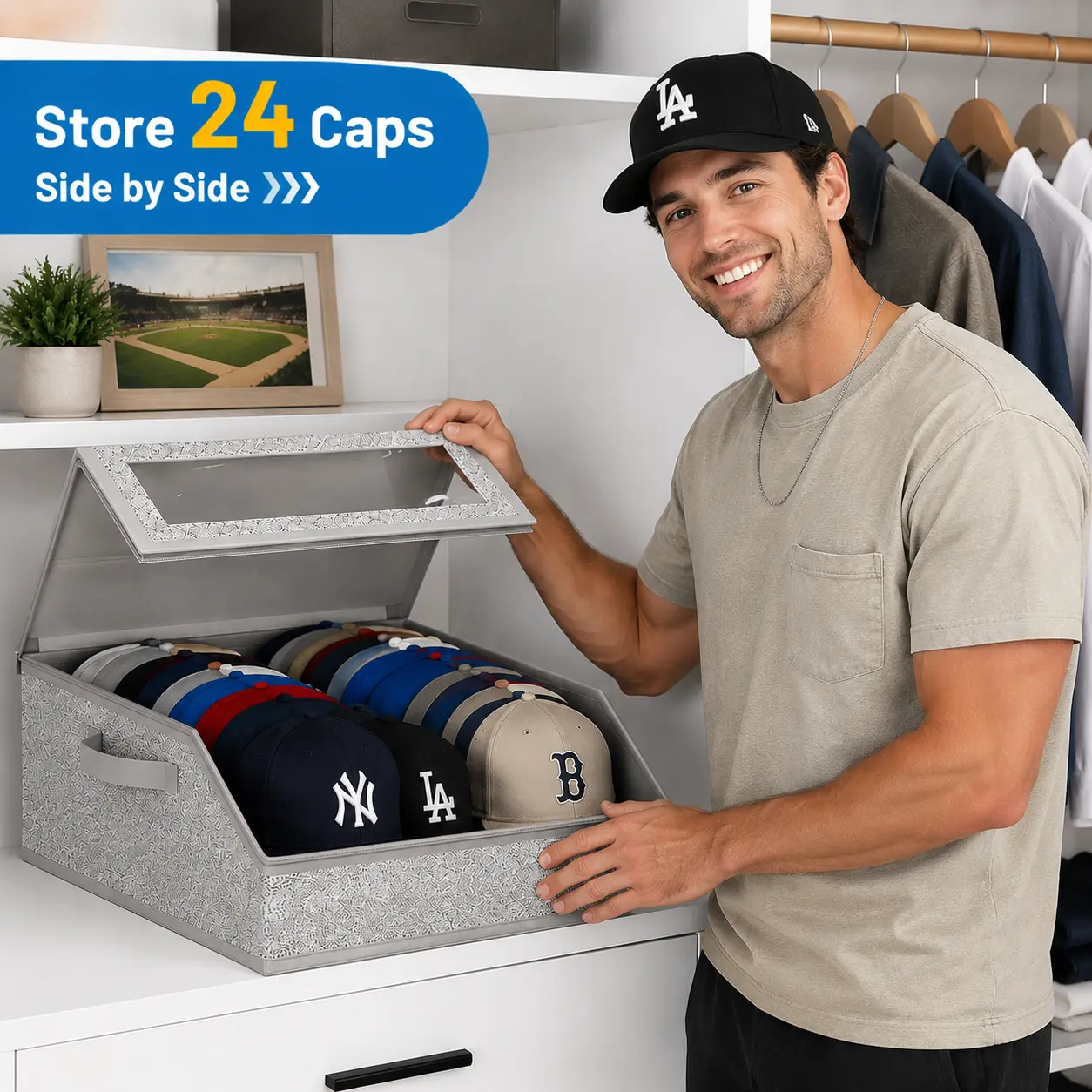 Stackable Hat Storage Box