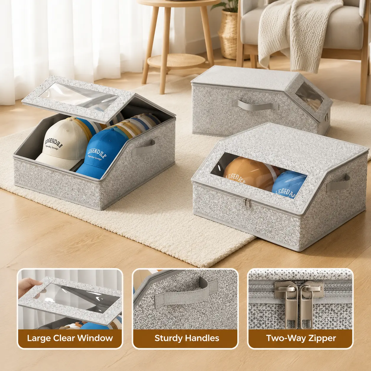 Stackable Hat Storage Box