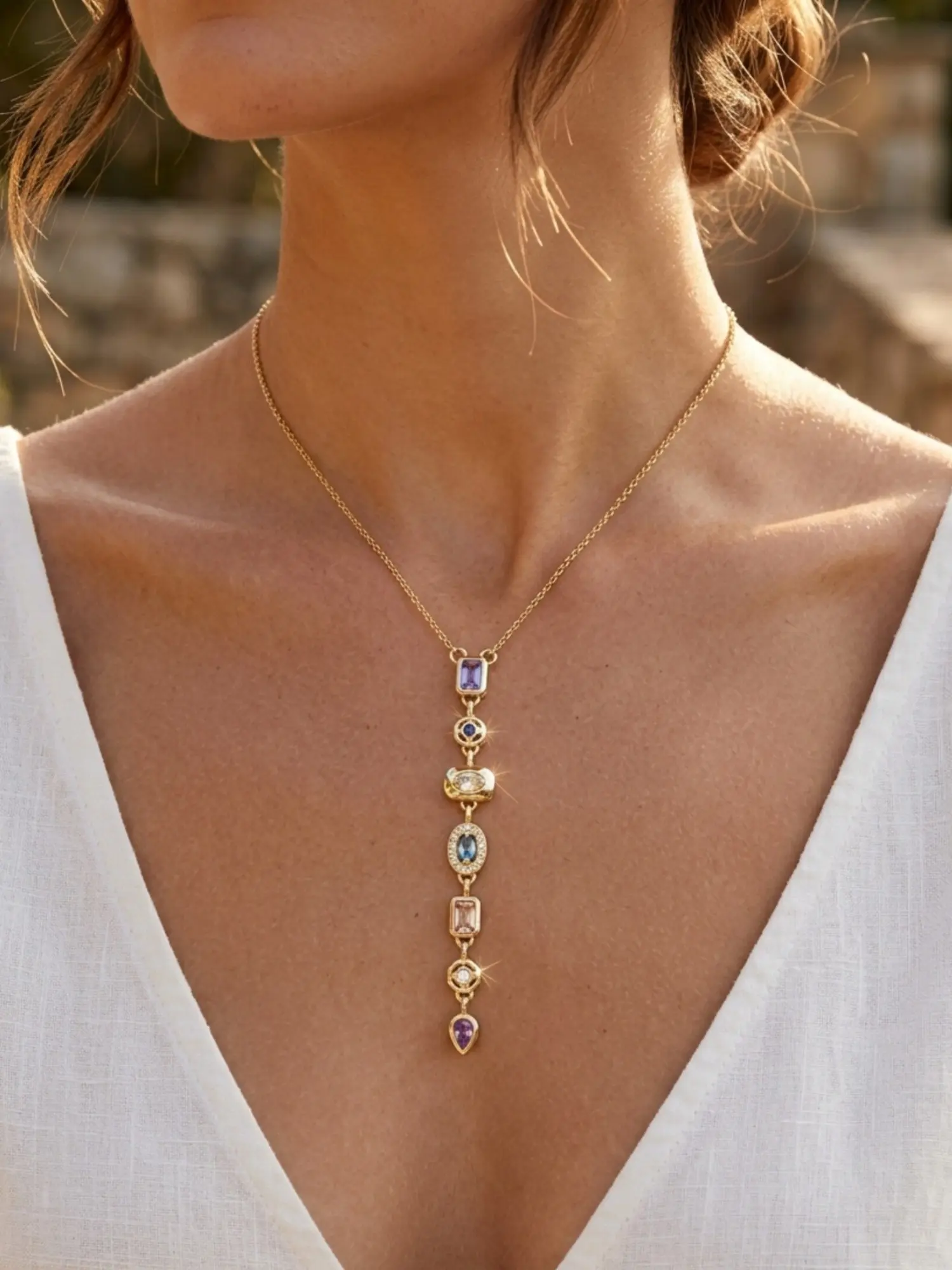 7 Chakra Stone Necklace