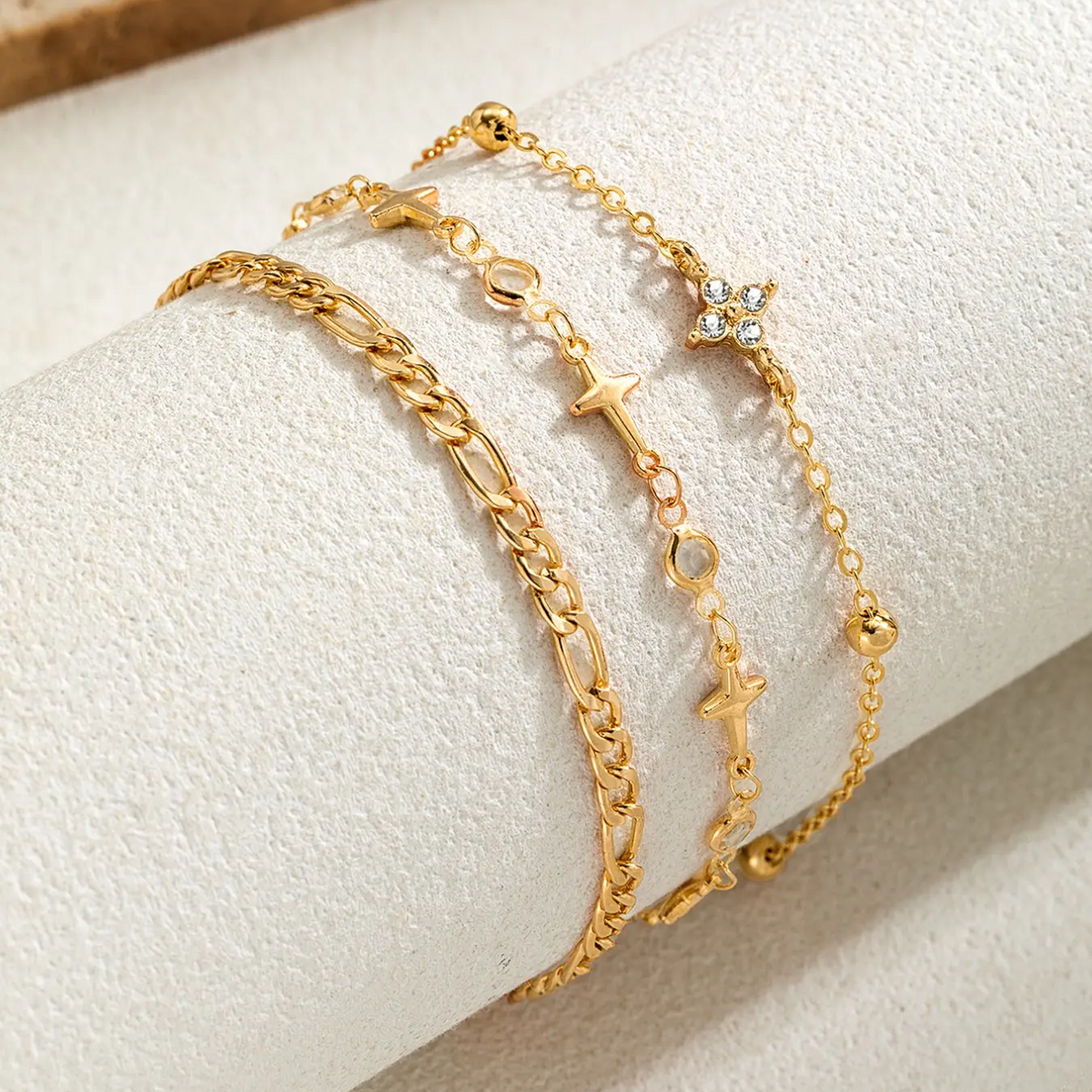 Three Layer Starlight Anklet