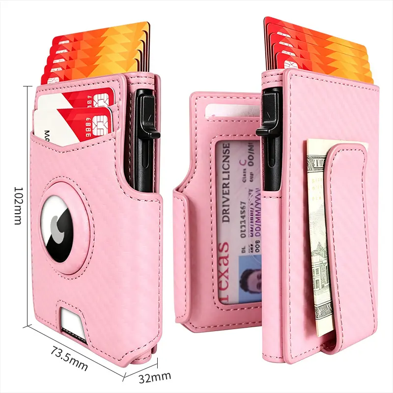 Slim Magnetic Flip Card Holder