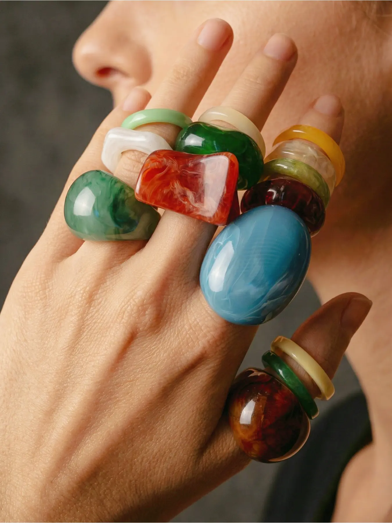 14pc Boho Stackable Ring Set