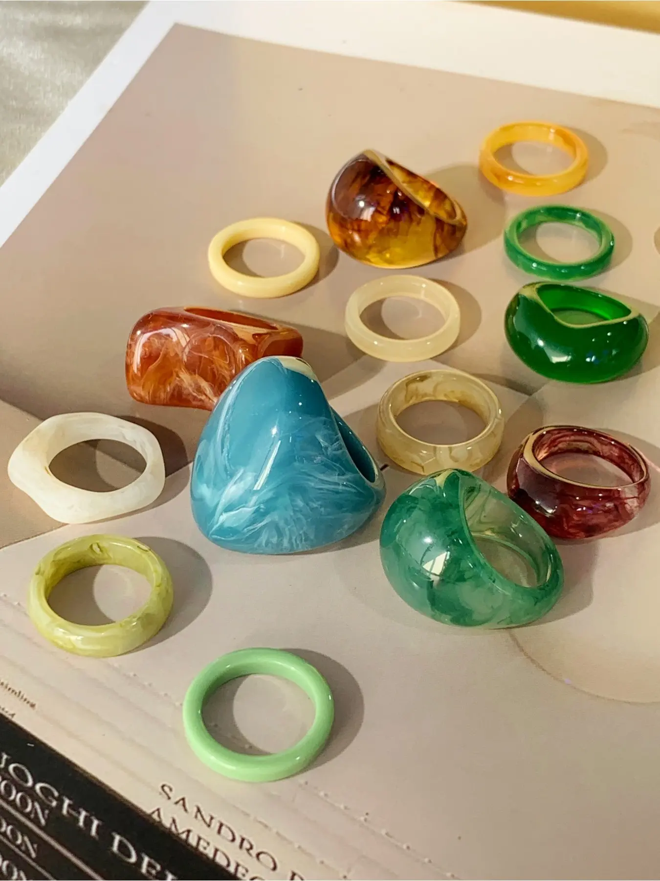 14pc Boho Stackable Ring Set