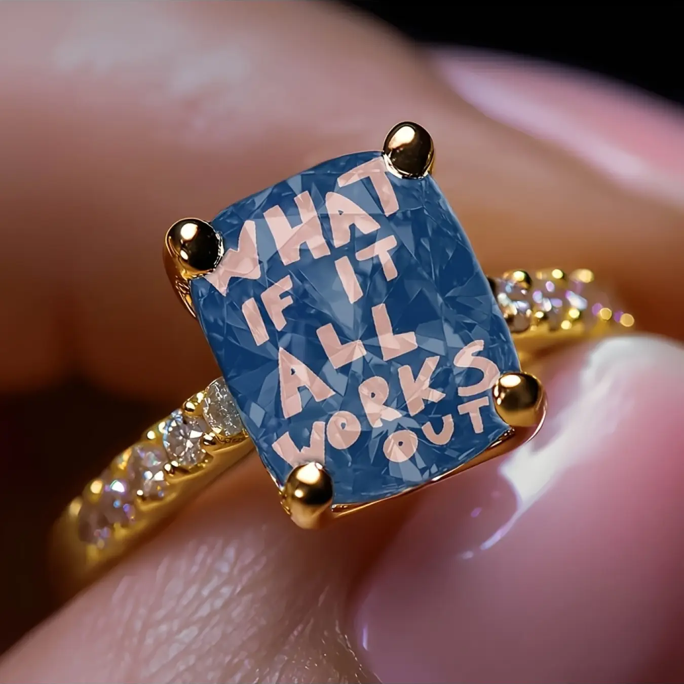 What If It All Works Out Square Ring