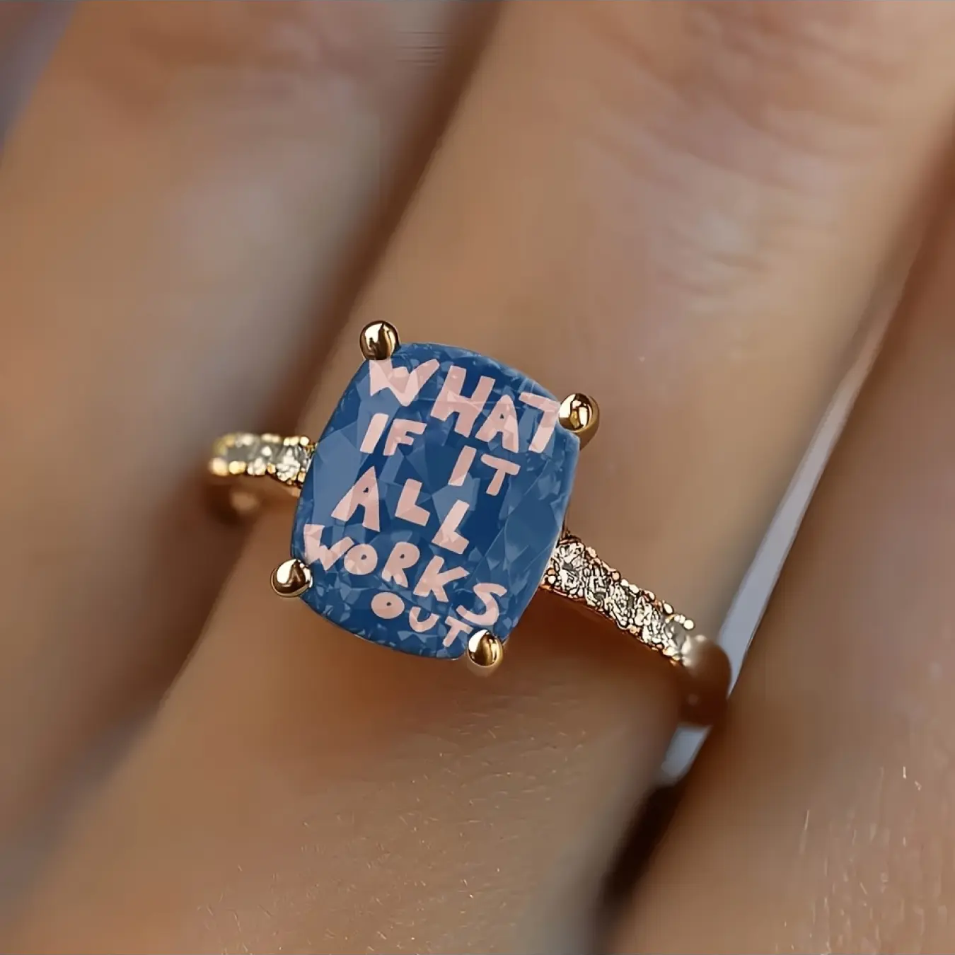What If It All Works Out Square Ring
