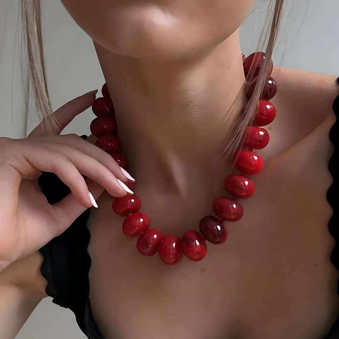 Bold Beaded Necklace