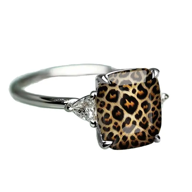 Vintage Leopard Statement Ring
