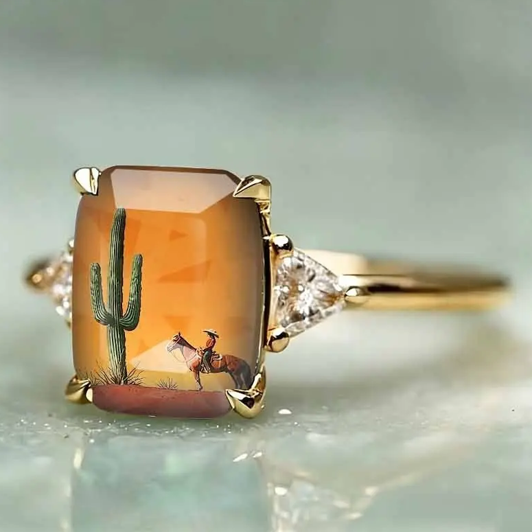 Wild West Statement Ring