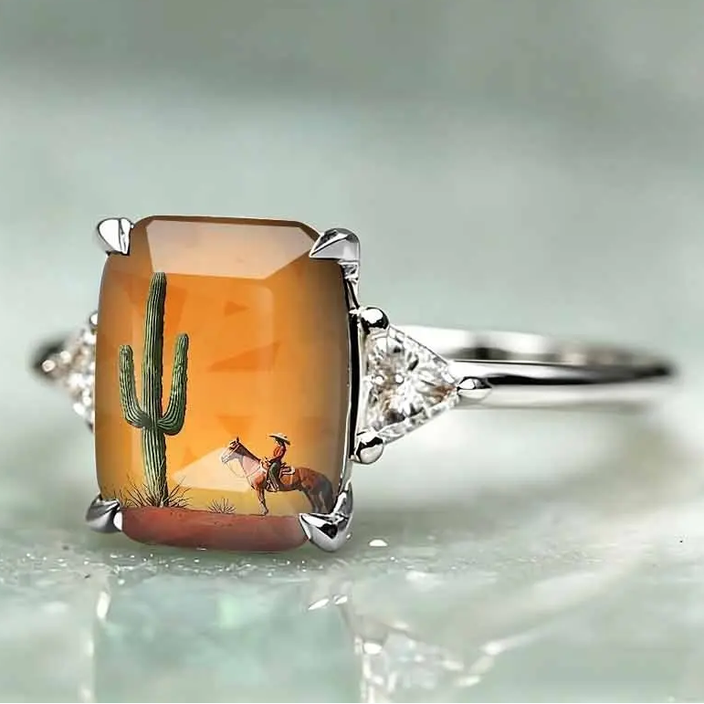 Wild West Statement Ring