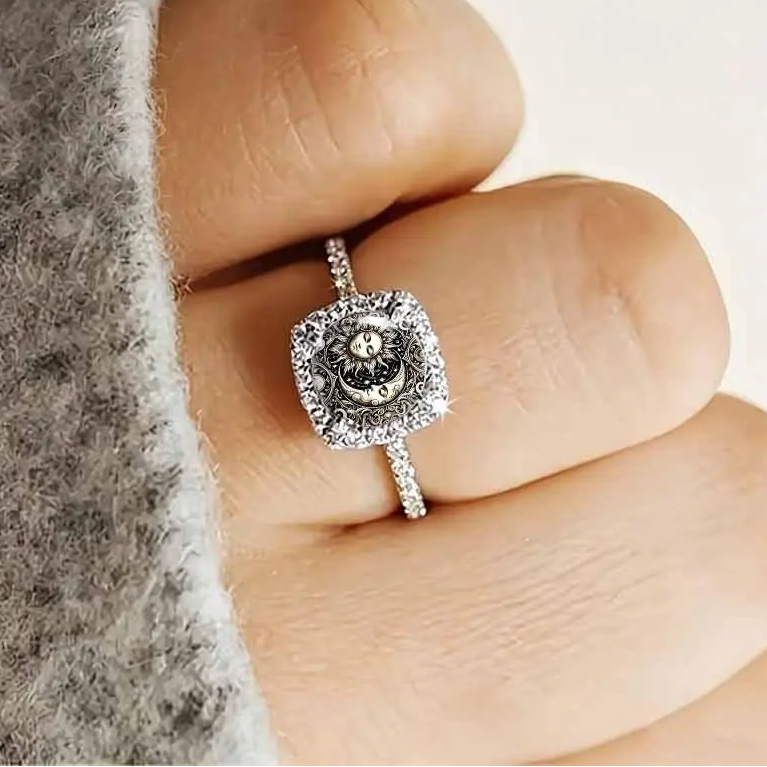 Celestial Eye Rhinestone Ring