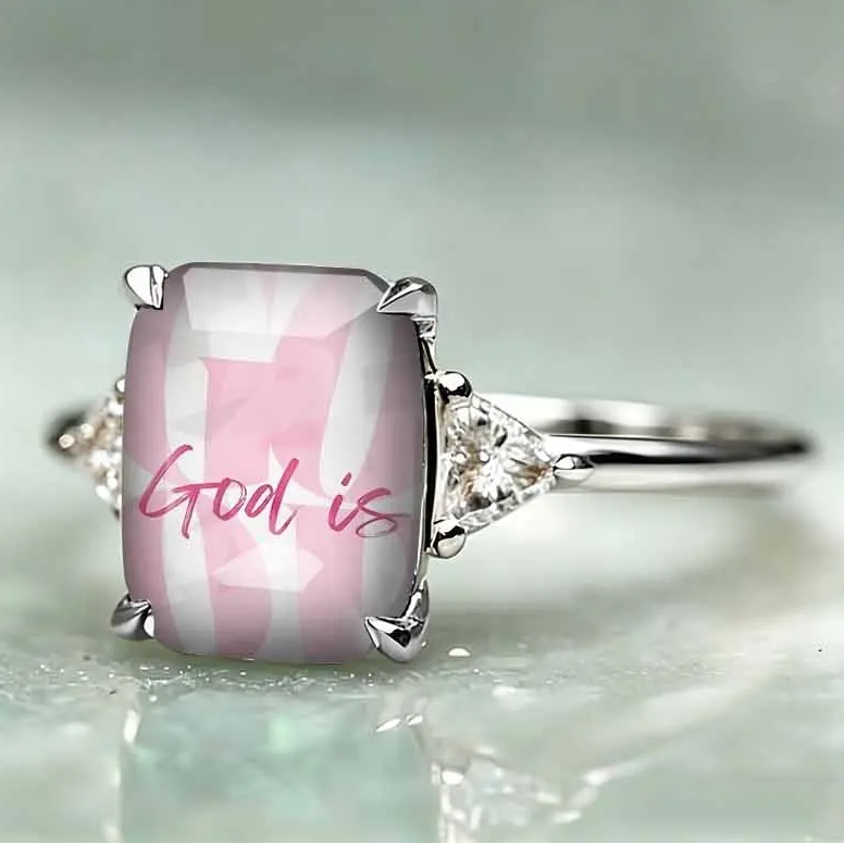 God Is Good Statement Ring