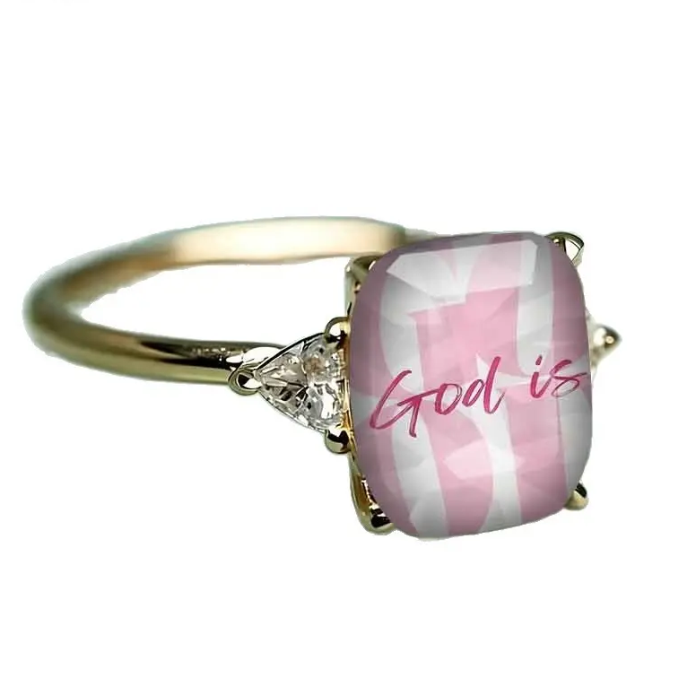 God Is Good Statement Ring
