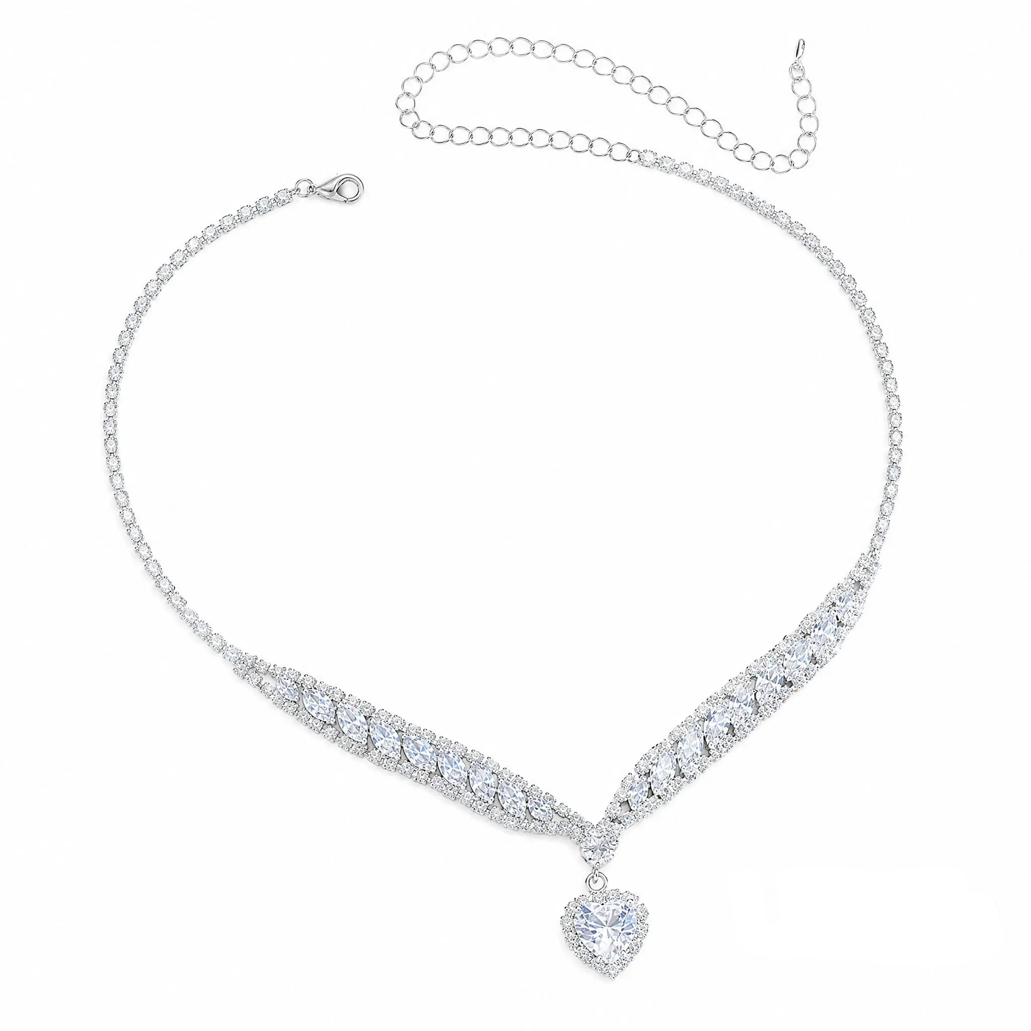 Sparkly Heart Necklace