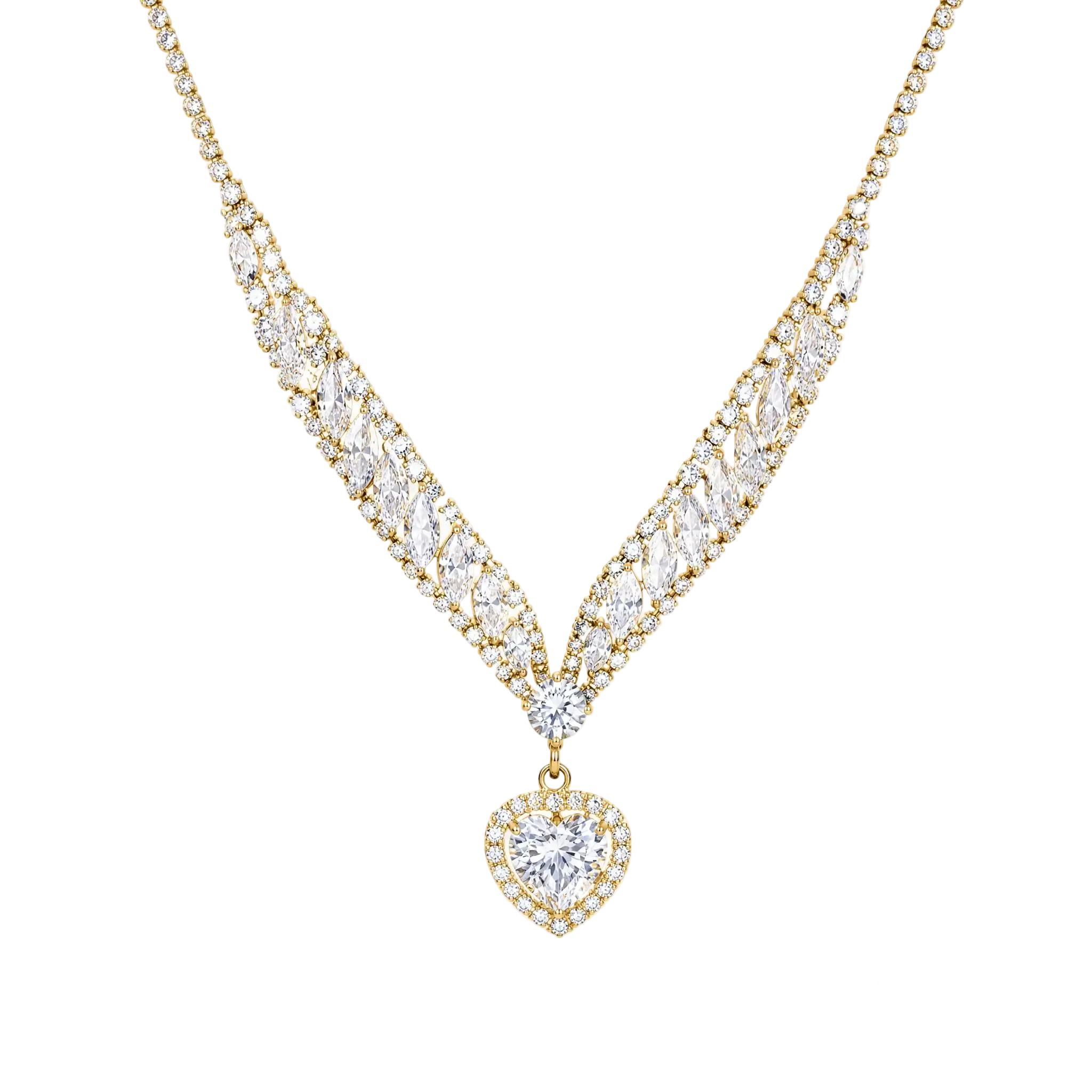 Sparkly Heart Necklace