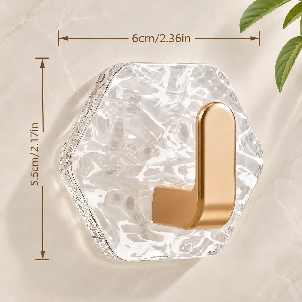 Heavy Duty Adhesive Ripple Hooks