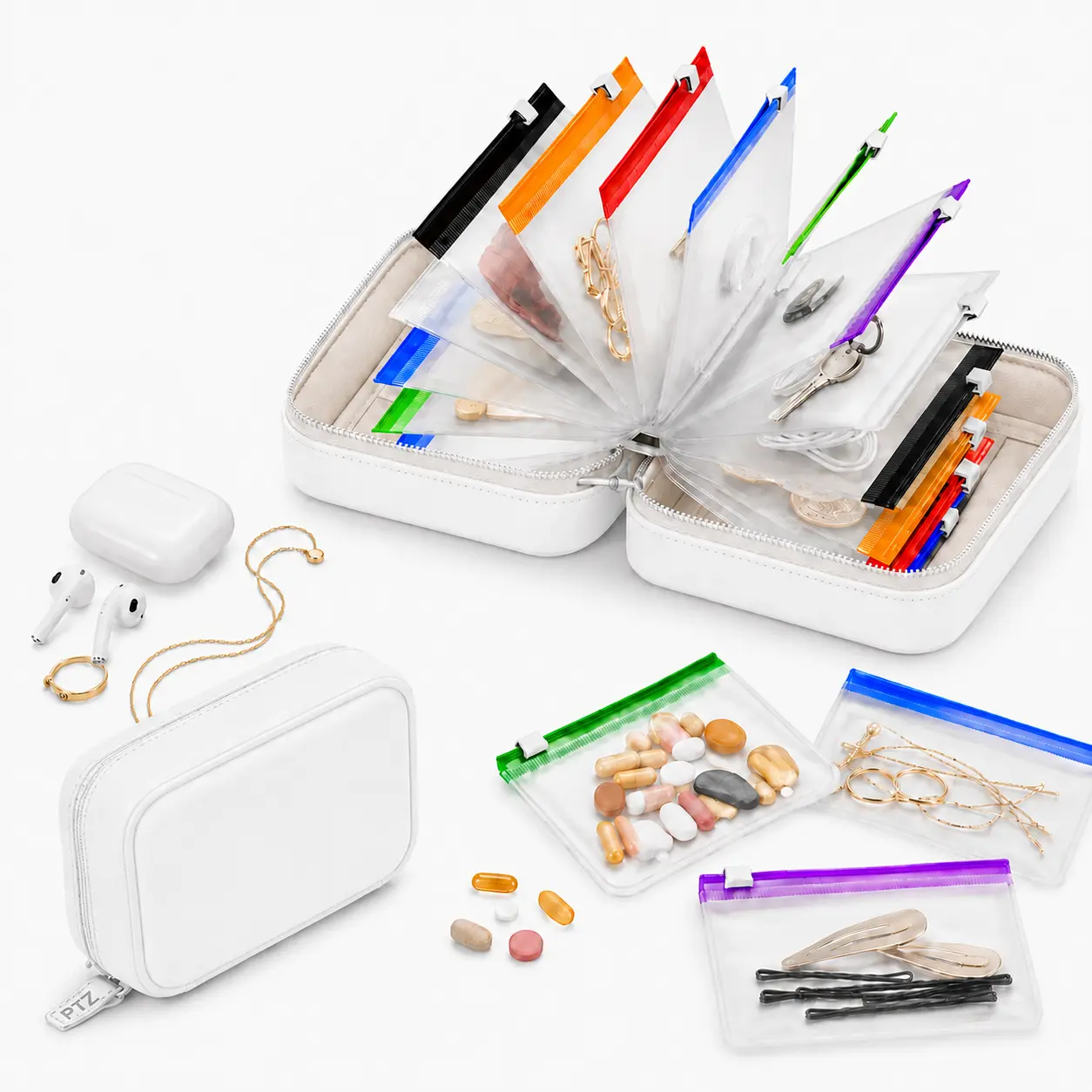 14 Pouch Portable Pill Organizer
