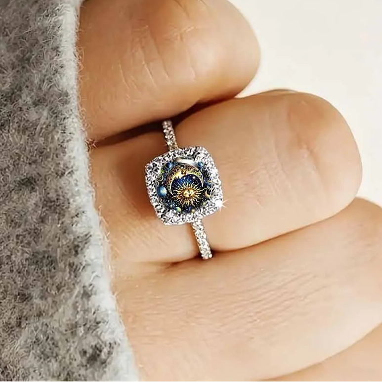 Starry Sky Pave Ring