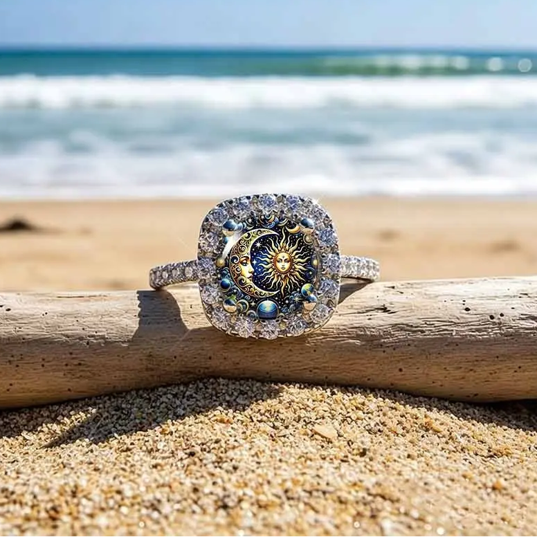 Starry Sky Pave Ring
