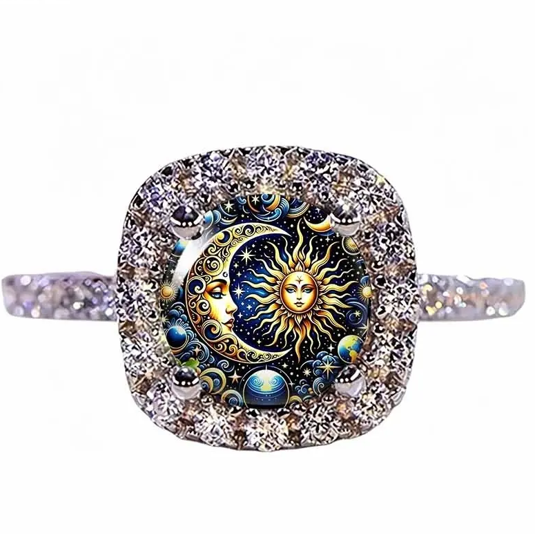 Starry Sky Pave Ring