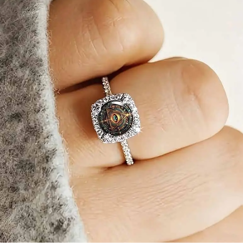 All Seeing Eye Pave Ring