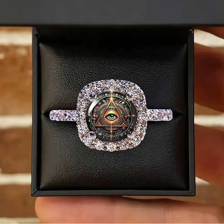 All Seeing Eye Pave Ring