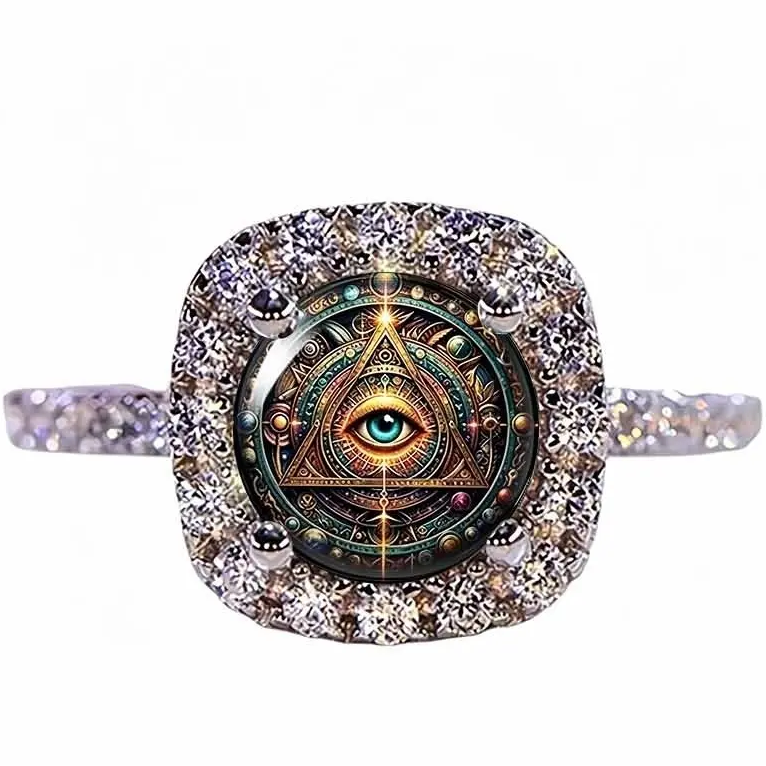 All Seeing Eye Pave Ring