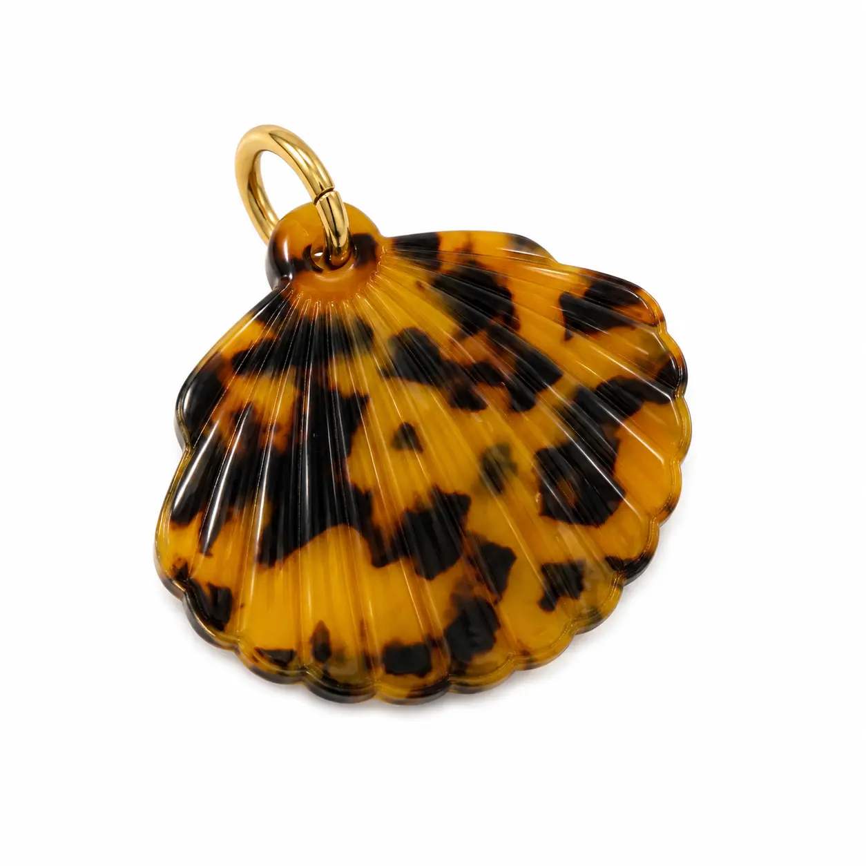 Tortoise Shell Pendant Necklace