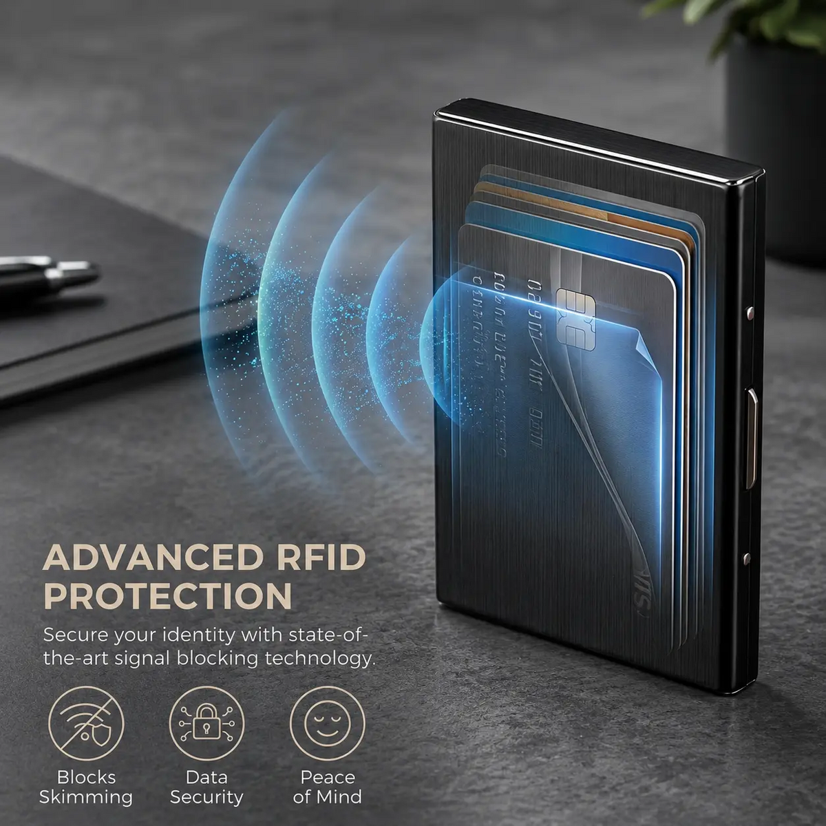 RFID Blocking Metal Card Holder
