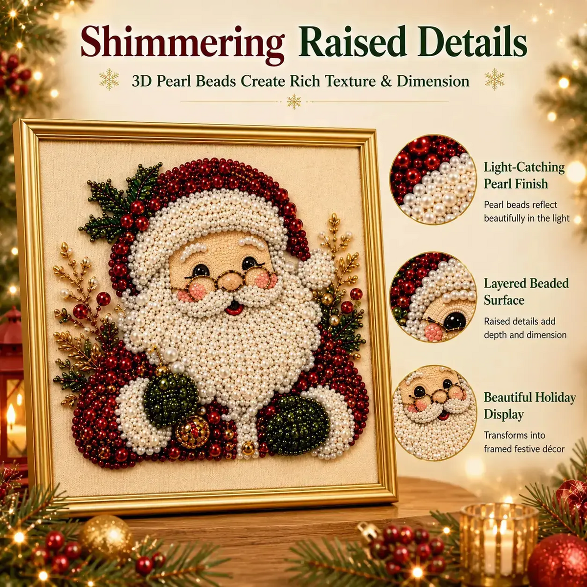 Beaded Pearl Diamond Art Kit