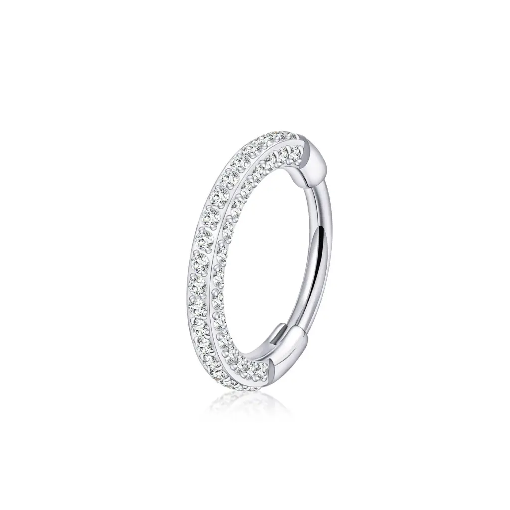 Triple Sided Hinged Nose Ring