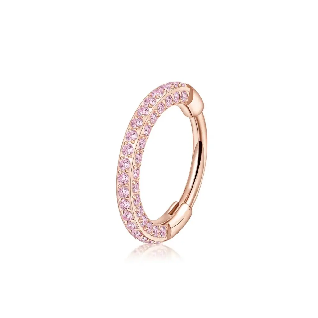 Triple Sided Hinged Nose Ring
