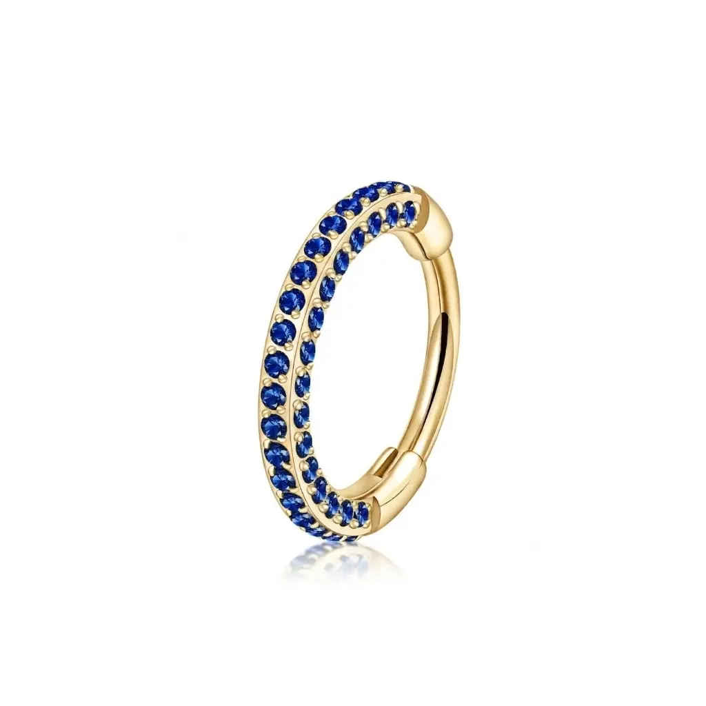 Triple Sided Hinged Nose Ring